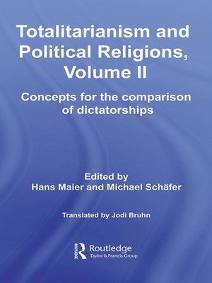 cover image of Totalitarianism and Political Religions, Volume II
